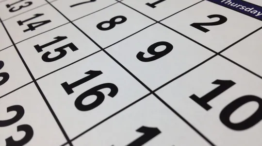 Calendar, date, time