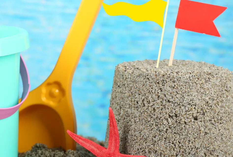 Sandcastle With Flags