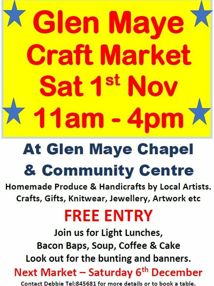 Glen Maye Chapel – Craft Market Nov2025