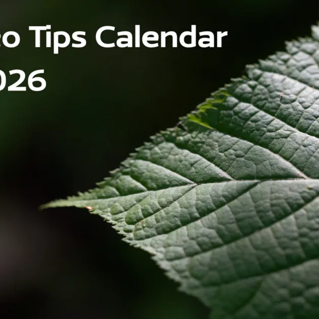 Eco Tips Calender Logo 2026 a Rocha