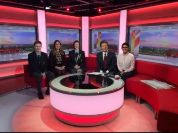 On The Sofa At Breakfast