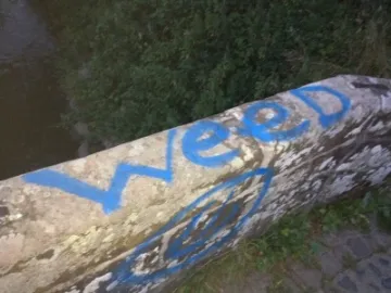 Roman Bridges graffiti