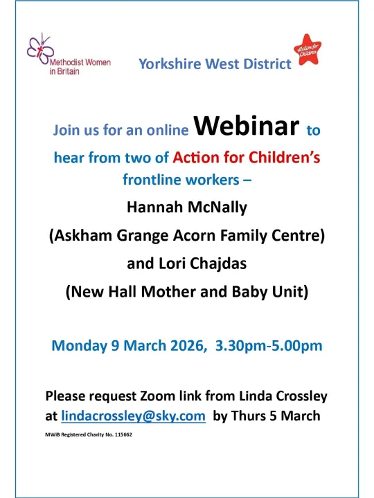 Mwib Webinar Poster &ndash; Methodist Women in Britain