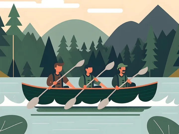 Teamwork, rowing, crew, river, boat, team, group, 