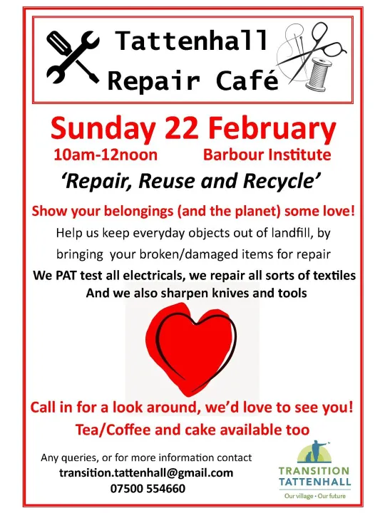 Feb 26 Repair Cafe