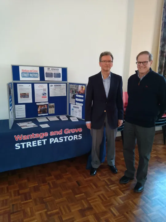 2026.04 Street Pastors stall in hall