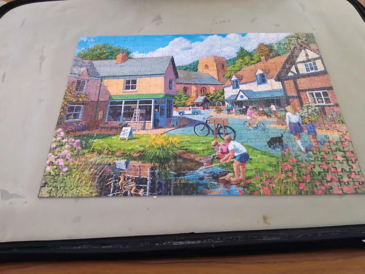 2026 village scene jigsaw