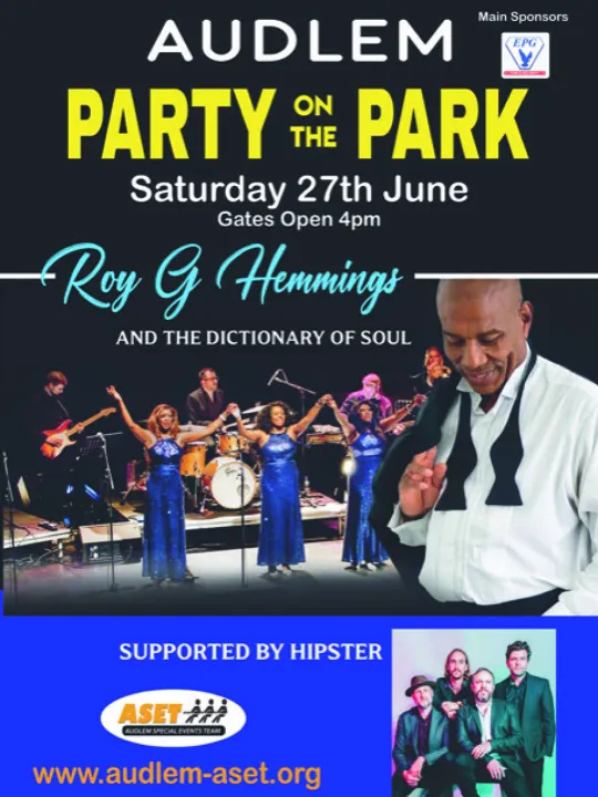Party on the Park 2026 &ndash; Roy G Hemmings