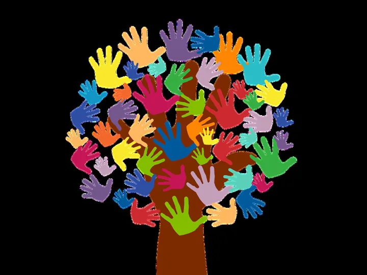 Volunteer, hands, tree, grow, voluntarily, wrap