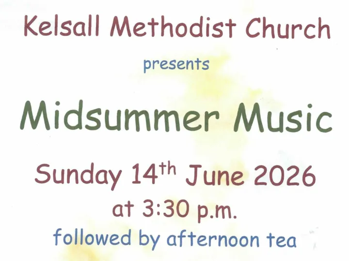 Kelsall Midsummer Music 14th June