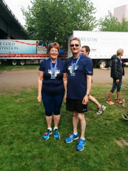 Revs Phil & Jane Sharpe 10k Portland Oregon 17th May 2015