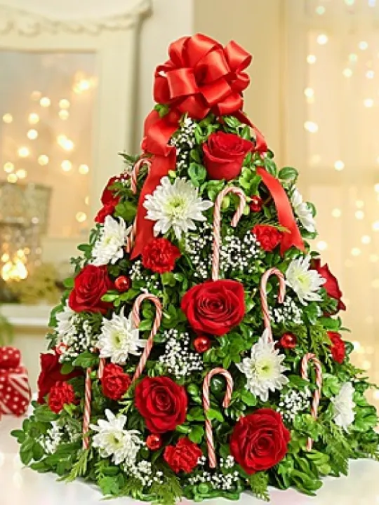 Christmas Flower Decorations 1