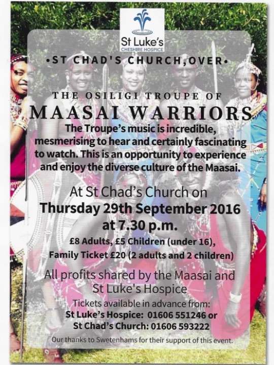 Maasai Warriors St Chad's