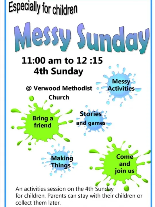 Messy Sunday flier