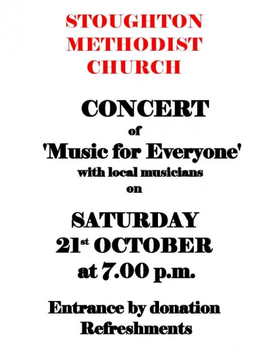 Stoughton Concert – October 2017