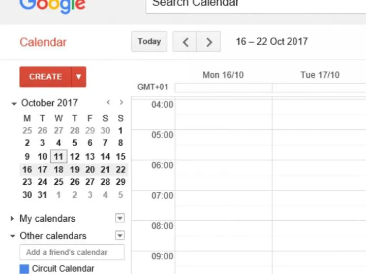 Google calendar