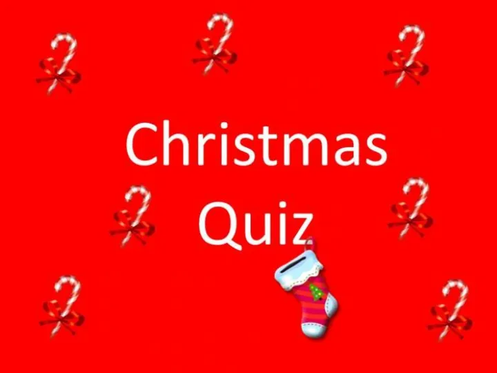 Christmas Quiz