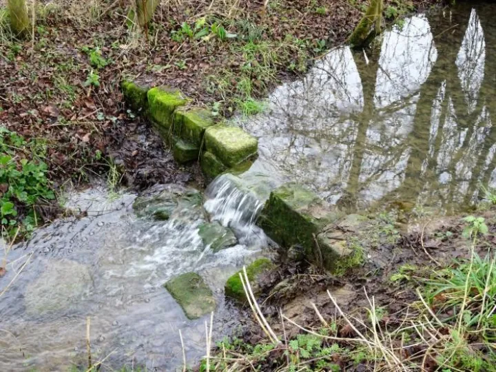 Ditch waterfall Jan 2018