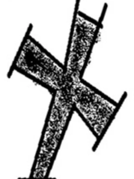 Ash Wednesday cross