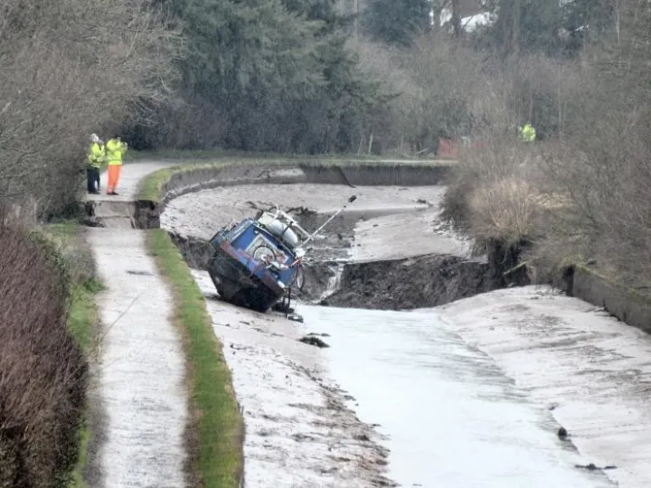 Empty canal Middlewich
