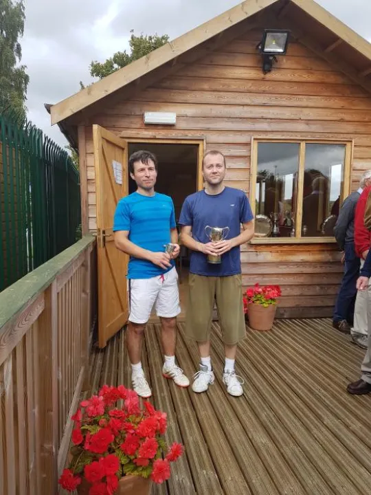 Mens finalists Graham Bunting and Peter Nosworthy 20180909_152336