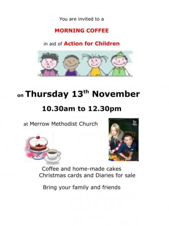 Merrow AFC coffee poster A5-1