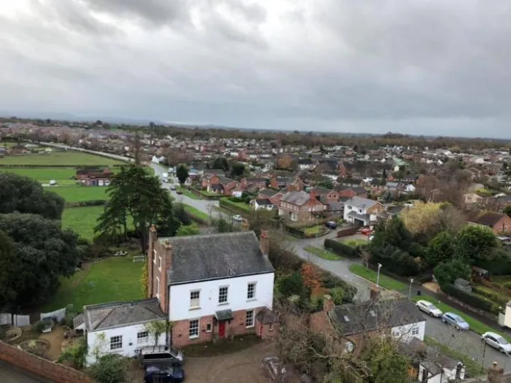 A view from St Andrews Church Tower