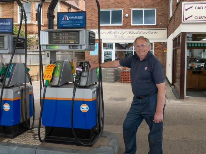 Dennis at Ivor Miles Garage