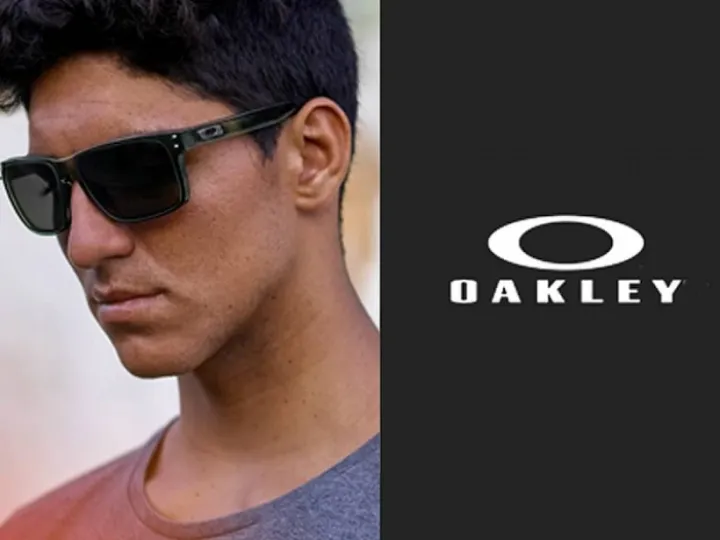 Oakley sunglasses poster of male