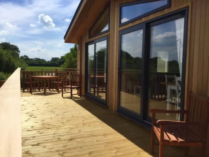 Ash lodge decking
