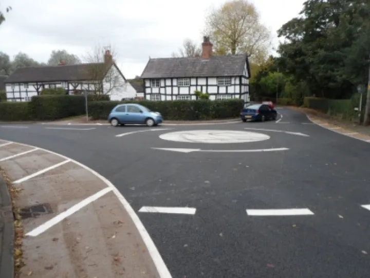 Traffic calming finished