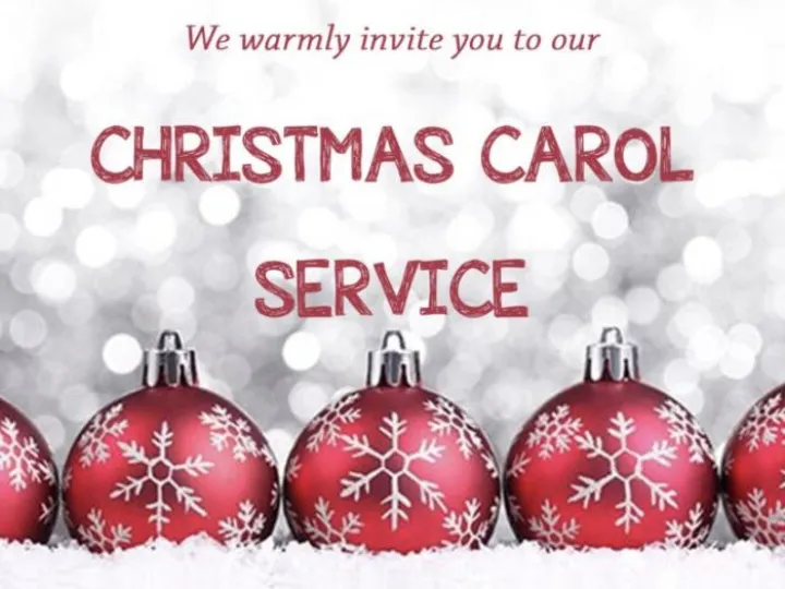 Carol Service invite