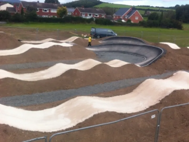 Craven Arms BMX track side view
