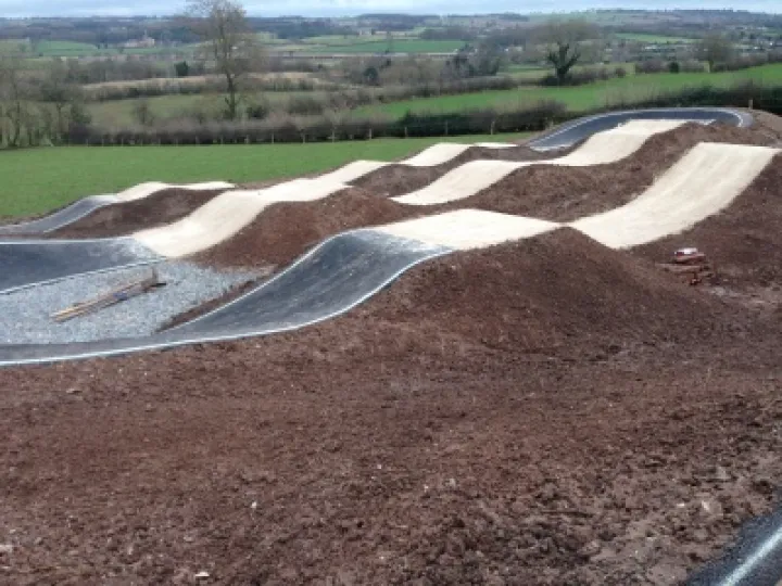 Standon Bowers Pump Track rollers