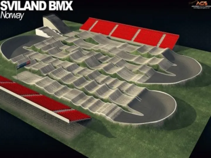 Sviland SX BMX track layout