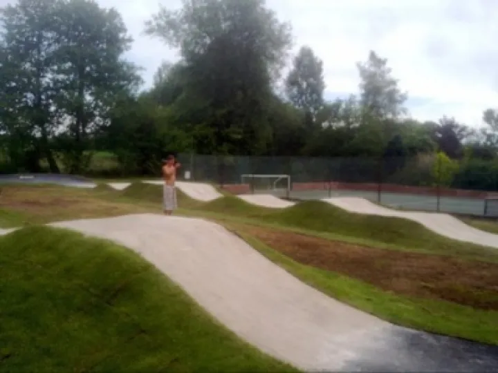 Kinnerley BMX Pump Track side view