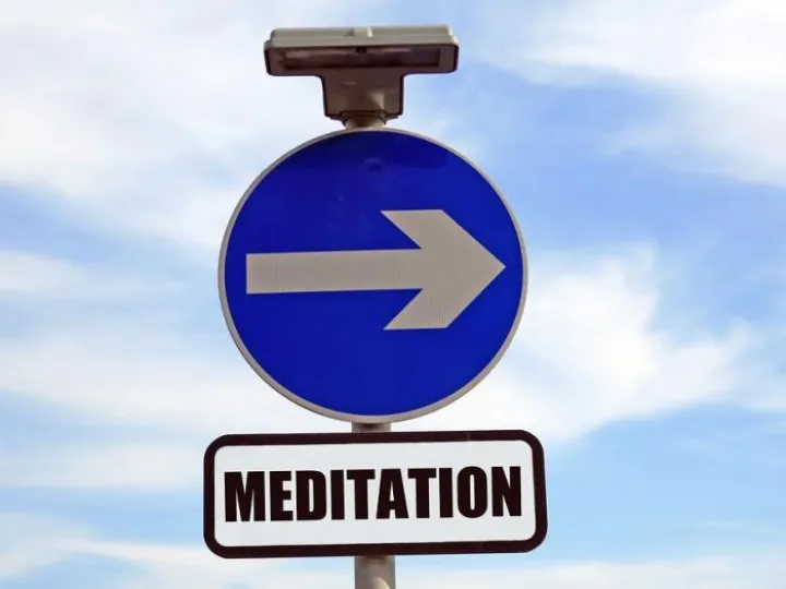 Meditation Sign