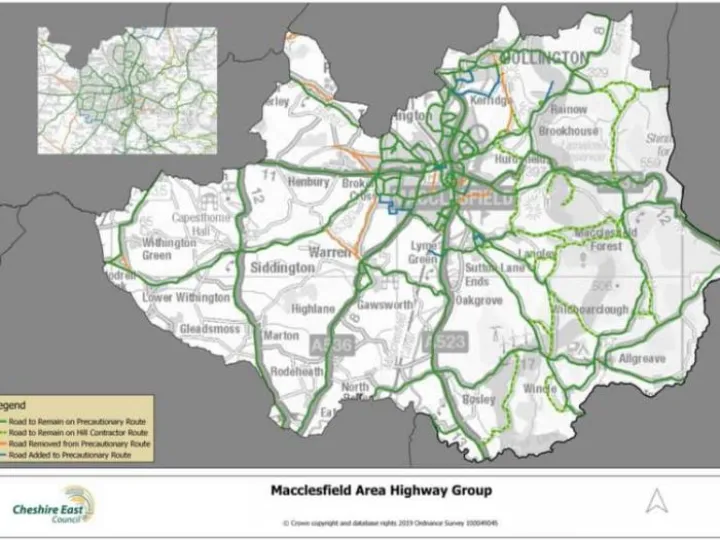 Whirley Road Gritting