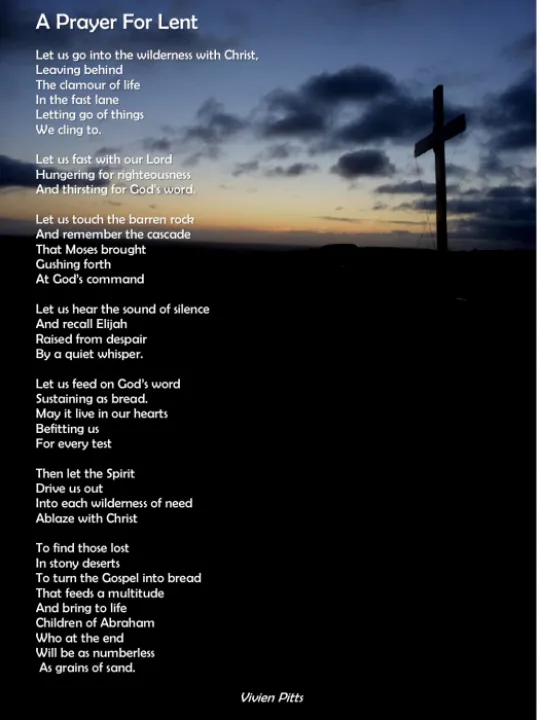 A prayer for Lent