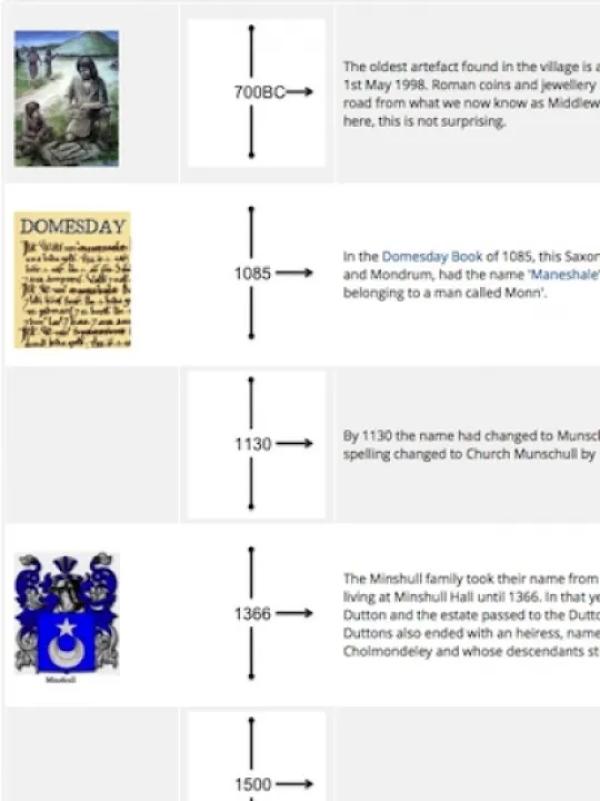 Timeline article