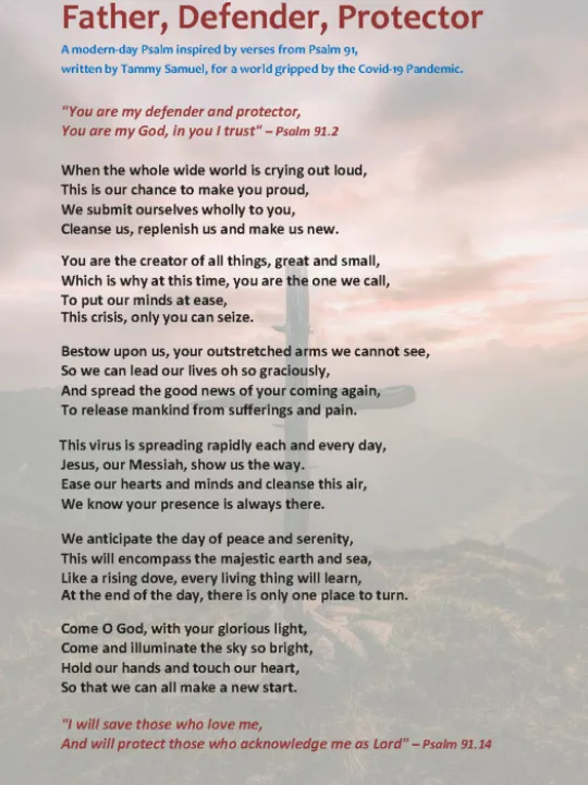 Corona Psalm – T Samuel