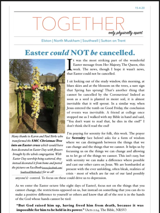 TOGETHER Newsletter 15-4-20