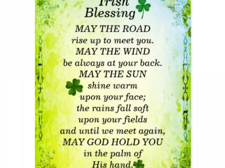 Irish blessing