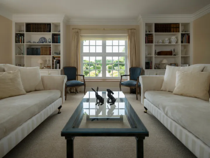 Window with rabbits 43