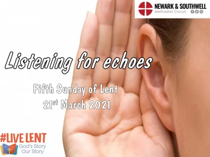 Listening for echoes – large