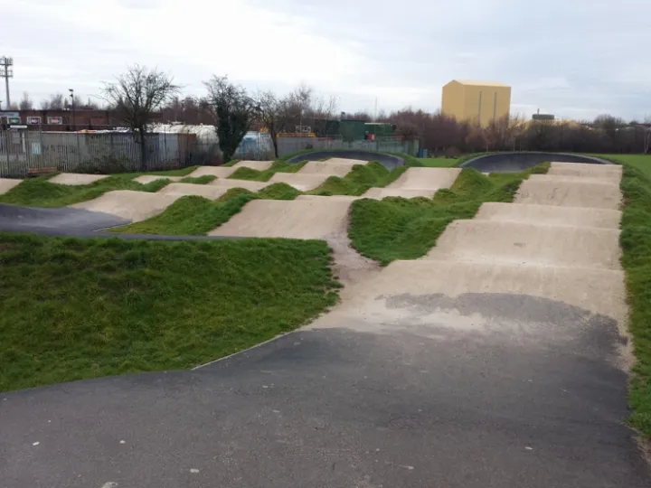 Hilton pump track view