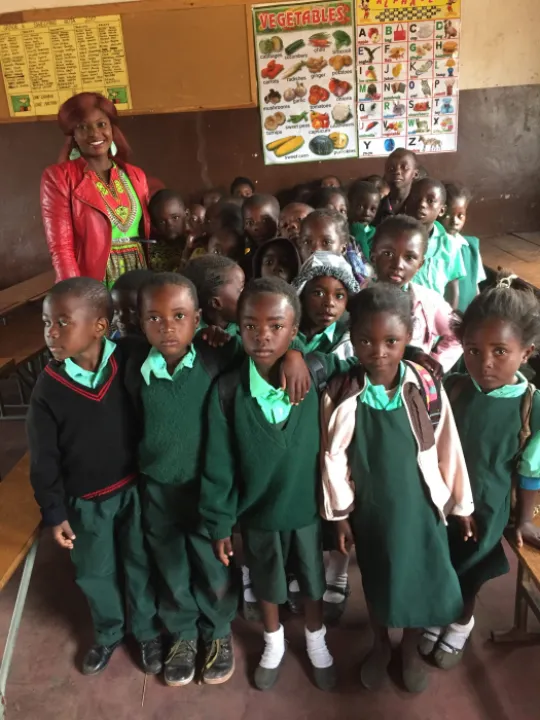 Future Pillars green jumpers