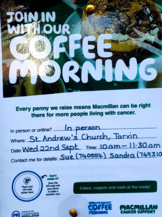 St Andrews Macmillan Coffee Morning Sept 2021 2db6385d-c332-41b4-800a-847bbaed8db8[331375]
