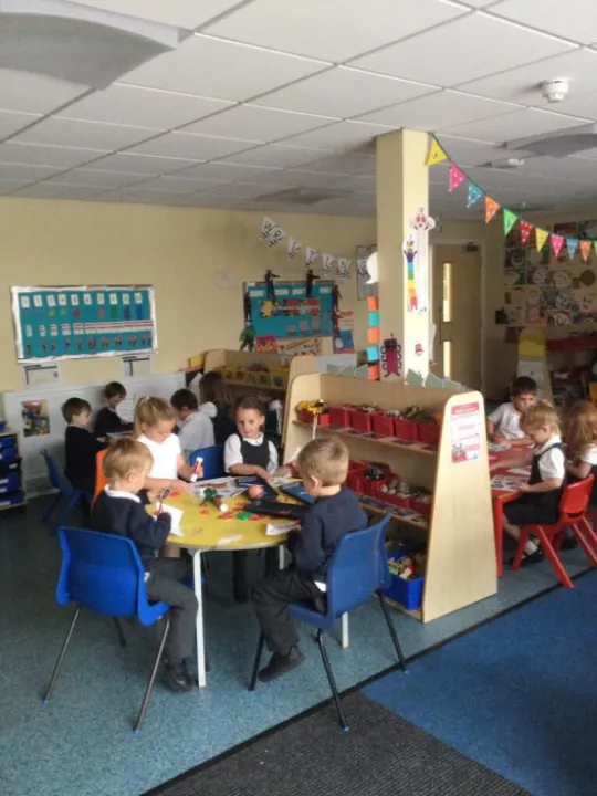 Amethyst Class during a lesson