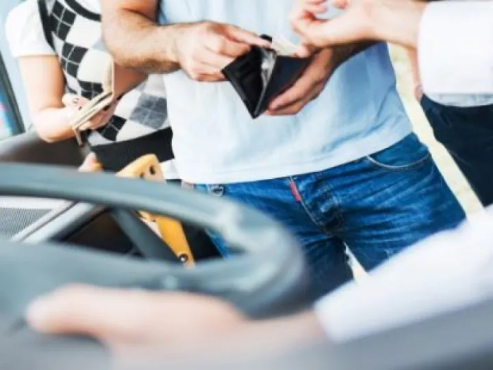 Bus Users Stock Image